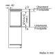 Bosch KIL22AF40 monoporta Libera installazione 124 L Acciaio inox 5
