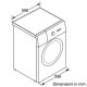 Siemens WM10K128IT lavatrice Caricamento frontale 8 kg 1000 Giri/min Bianco 5
