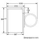 Siemens WM10K128IT lavatrice Caricamento frontale 8 kg 1000 Giri/min Bianco 6