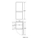 Bosch KCE40AW40 frigorifero con congelatore Libera installazione 302 L Bianco 5