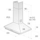 Gorenje DK63CLB cappa aspirante Cappa aspirante a parete Nero 545 m³/h 4