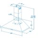 Indesit IHP 94.5S C M IX cappa aspirante Acciaio inox 486 m³/h 3