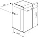 Smeg FAB5RP1 frigorifero Libera installazione 32 L Crema 3