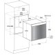Hotpoint Ariston FK 83.1 E X/HA forno 59 L 2800 W Acciaio inox 3