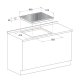 Hotpoint Ariston TQ 640 (CF) K GH/HA EE piano cottura Nero Da incasso Gas 4 Fornello(i) 3