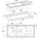 Hotpoint Ariston SK11610W2 (X) HA lavello Acciaio inox 3
