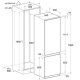 Hotpoint Ariston BCB 33 AAA E C O3 AI frigorifero con congelatore Da incasso Bianco 3