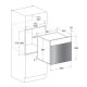 Hotpoint Ariston FKQ 89E P 0 (W)/HA forno 59 L 2800 W Acciaio inox, Bianco 3