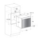 Hotpoint Ariston OK 89E D 0 X/HA forno 74 L 2600 W Nero, Acciaio inox 3