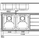 Whirlpool AM 1150 IX lavello Lavello montato su piano Rettangolare Acciaio inox 3