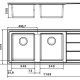 Whirlpool AM 1151 IXL lavello Lavello montato su piano Rettangolare Acciaio inox 3