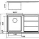Whirlpool AM 8651 IXL lavello Lavello montato su piano Rettangolare Acciaio inox 3