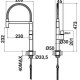 Whirlpool FAF 014 IX rubinetto Cromo 3