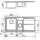 Whirlpool FS 1051 IXL lavello Lavello montato su piano Rettangolare Acciaio inox 3