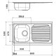 Whirlpool SQ 8650 IX Rettangolare Acciaio inox 3