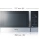 Samsung GE109MEST forno a microonde Superficie piana 28 L 1000 W Argento 3