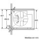 Siemens HB53CR550 forno 50 L Nero, Acciaio inox 5