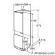 Bosch KIC38P60 frigorifero con congelatore Da incasso 302 L Bianco 5