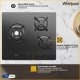 Whirlpool AKT 404/NB Nero Da incasso Gas 3 Fornello(i) 7