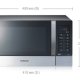 Samsung GE89MST forno a microonde 23 L 850 W Stainless steel 3