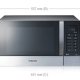 Samsung MW89MST forno a microonde Argento 23 L 850 W 3
