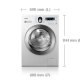 Samsung WF9904AWE lavatrice Caricamento frontale 12 kg 1400 Giri/min Bianco 3