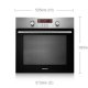 Samsung BT621TCDST 65 L 1200 W Nero, Acciaio inox 4