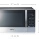 Samsung GE109MST forno a microonde 28 L 900 W Acciaio inossidabile 3