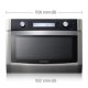 Samsung CP1350-S Argento Da incasso 36 L 900 W 8