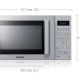 Samsung CE100V-S forno a microonde Superficie piana 28 L 900 W Argento 4