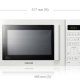 Samsung CE100V-W forno a microonde Bianco Superficie piana 28 L 900 W 4
