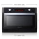 Samsung CP1370-B forno a microonde Nero Superficie piana 36 L 900 W 5