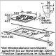 Bosch PHG206HEU piano cottura Nero Da incasso Gas 4 Fornello(i) 3