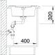 BLANCO METRA 5 S Lavandino da cucina top-mount Ret 5