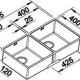 BLANCO CLARON 400/400-U 3