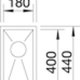 BLANCO ZEROX 180-U Lavandino da cucina top-mount R 3