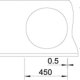 BLANCO RONDOSOL-IF Lavandino da cucina top-mount O 3
