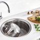 BLANCO RONDOSOL-IF Lavandino da cucina top-mount O 6