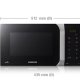 Samsung GS109F-1S forno a microonde Nero 28 L 1000 W 6