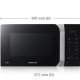 Samsung GS89F-1S forno a microonde Nero 23 L 800 W 3