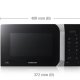 Samsung GS89F-1S forno a microonde 23 L 800 W Nero 3