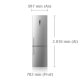 Samsung RL60GGERS Libera installazione 370 L Argento 5