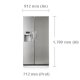 Samsung RSH7UNRS frigorifero side-by-side Libera installazione 535 L Acciaio inox 3