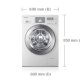 Samsung WD0804Y8E lavatrice Caricamento frontale 8 kg 1400 Giri/min Bianco 4