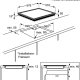 AEG HK654400XB Da incasso Piano cottura a induzione 4 Fornello(i) 3