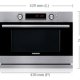 Samsung FQ315T003 forno 42 L 2800 W Nero, Acciaio inox 3