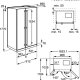 AEG S66090XNS1 frigorifero side-by-side Libera installazione 538 L Acciaio inossidabile 3