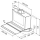 Elica Glide IX A/90 Semintegrato (semincassato) Acciaio inossidabile 630 m³/h 4