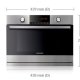 Samsung FQ115T002 forno Nero, Acciaio inox 3