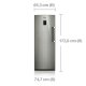 Samsung RZ60FHMG Congelatore verticale Libera installazione Acciaio inox 3